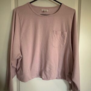 Madewell Dusty Pink Crewneck Sweatshirt